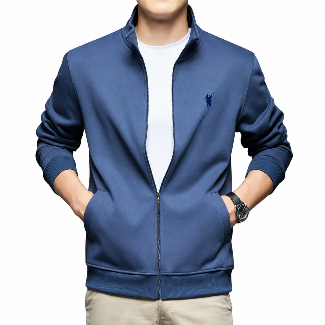 Zip Bomber Polo Jacket