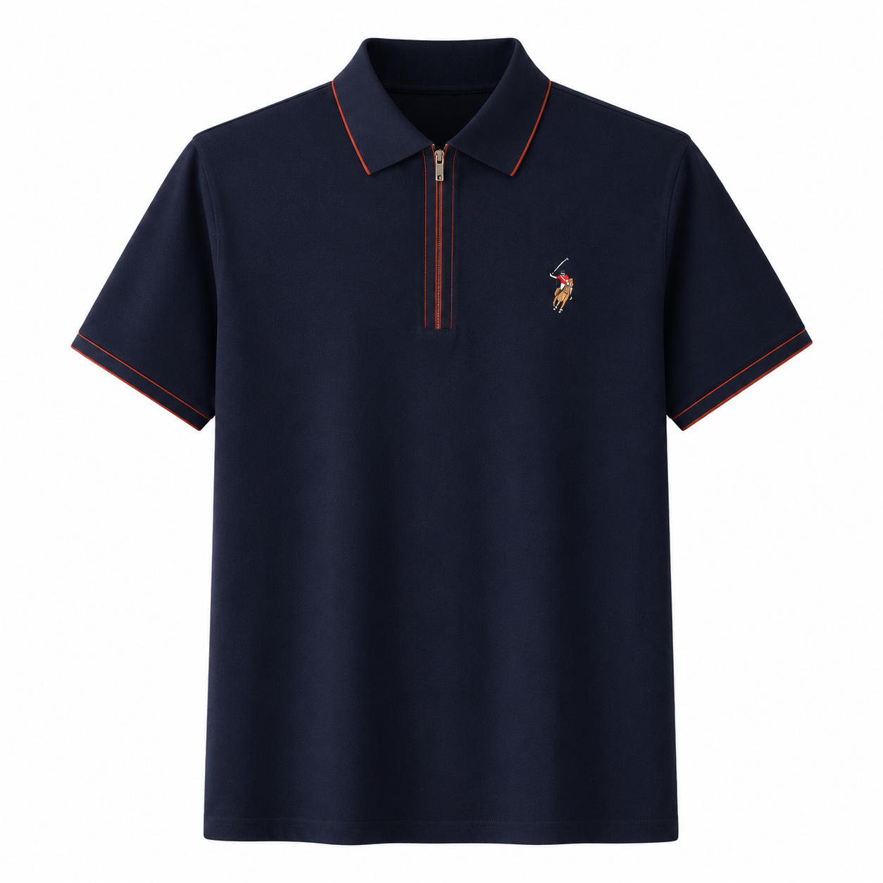 Half-Zip Polo Shirt