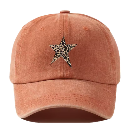 Leopard Star Cap