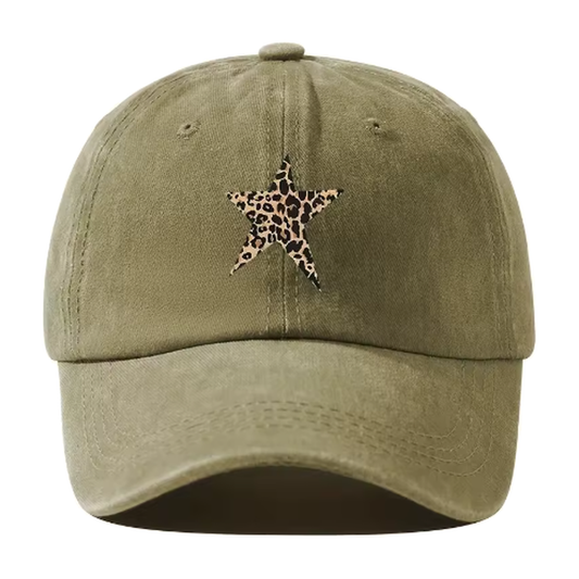 Leopard Star Cap