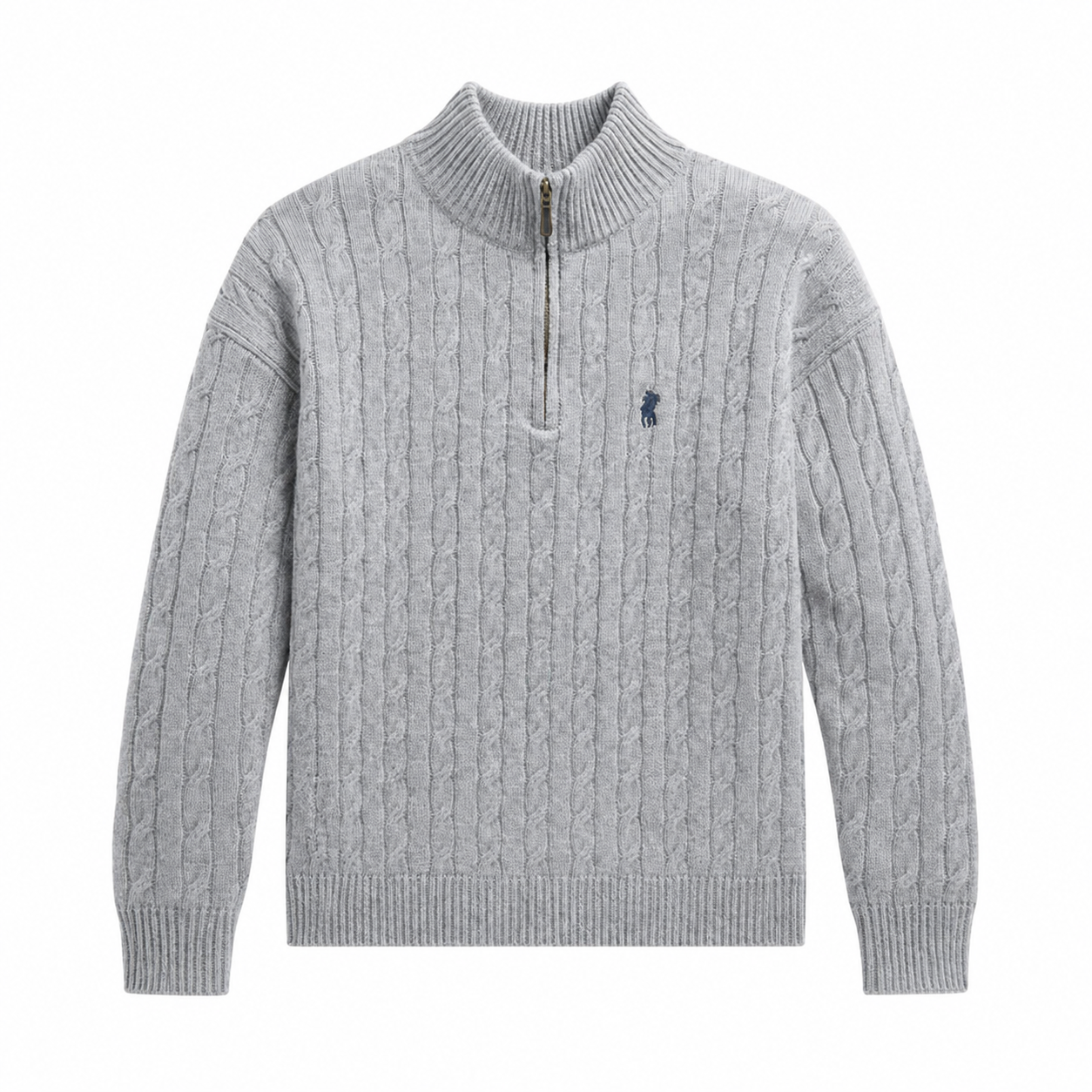 Long-sleeve polo shirt