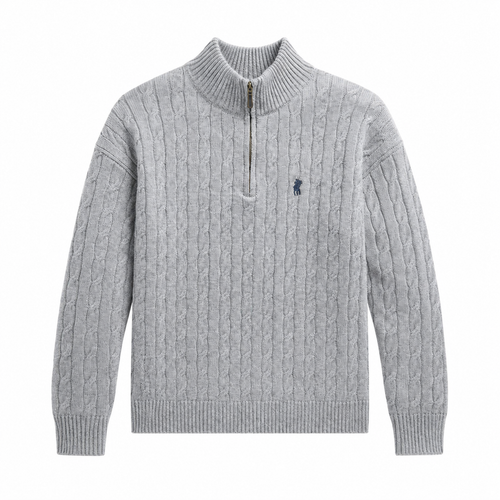 Long-sleeve polo shirt