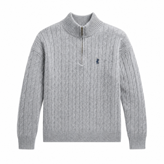Long-sleeve polo shirt