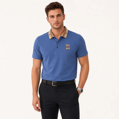 Monogram Collar Polo Shirt