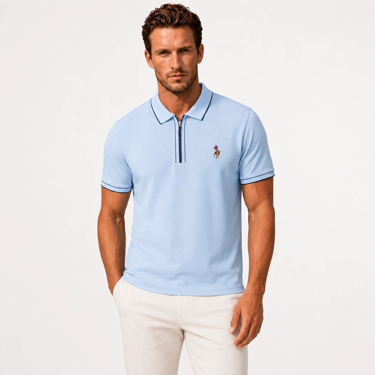 Half-Zip Polo Shirt