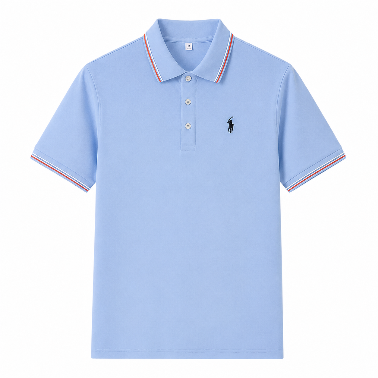 Contrast-Trim Polo Shirt
