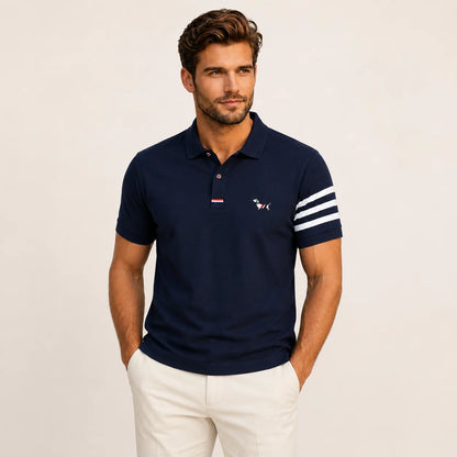 Signature Sleeve-Stripe Polo