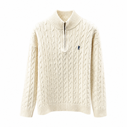 Long-sleeve polo shirt