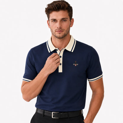 Signature Tipped-Trim Polo