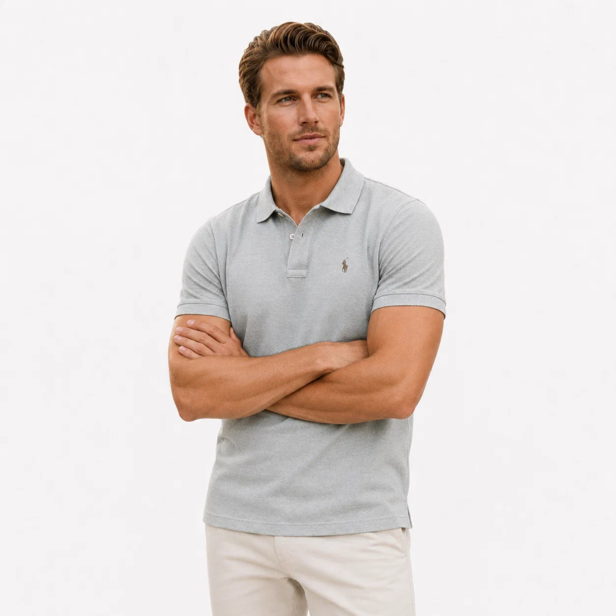 Clean Embroidered Polo Shirt