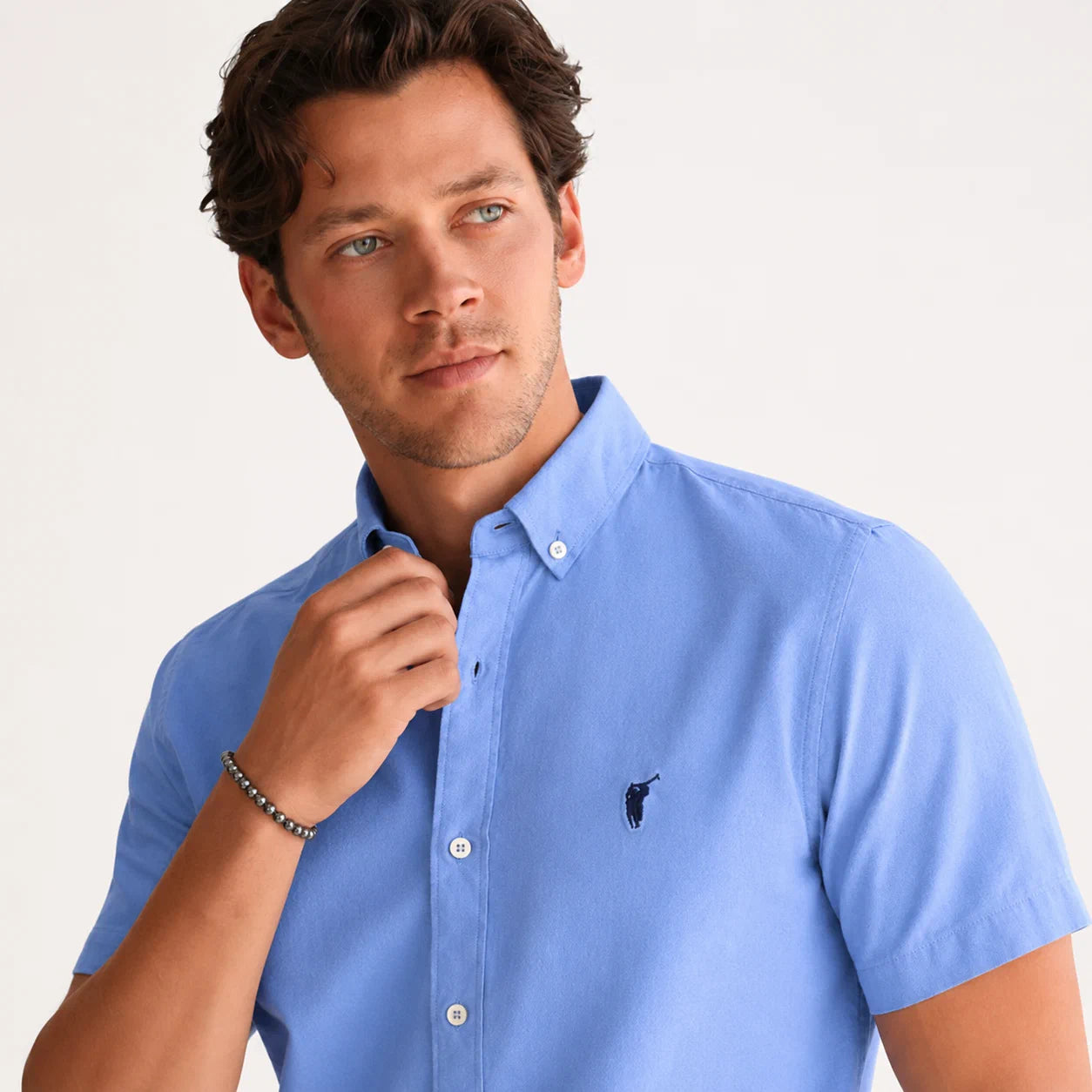 Short-Sleeve Button-Down Shirt