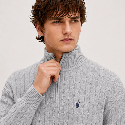 Long-sleeve polo shirt