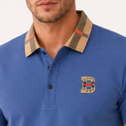 Monogram Collar Polo Shirt