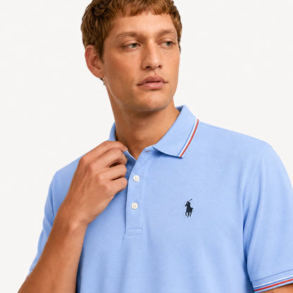 Contrast-Trim Polo Shirt