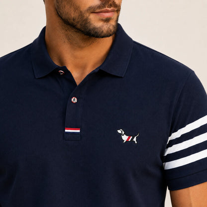 Signature Sleeve-Stripe Polo