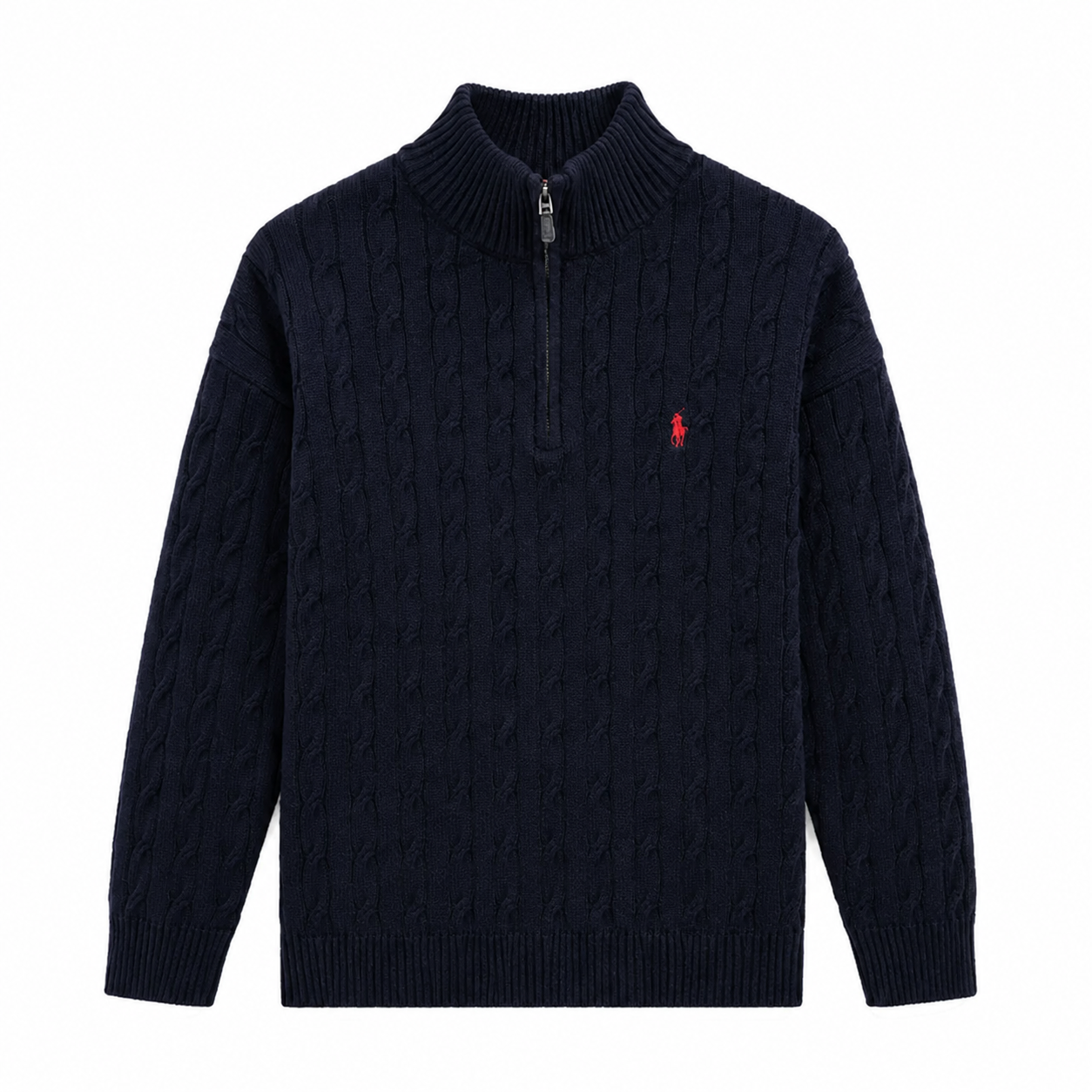 Long-sleeve polo shirt