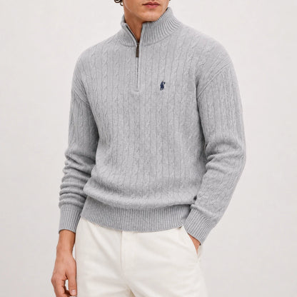 Long-sleeve polo shirt