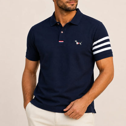 Signature Sleeve-Stripe Polo