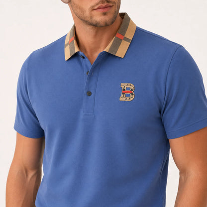 Monogram Collar Polo Shirt