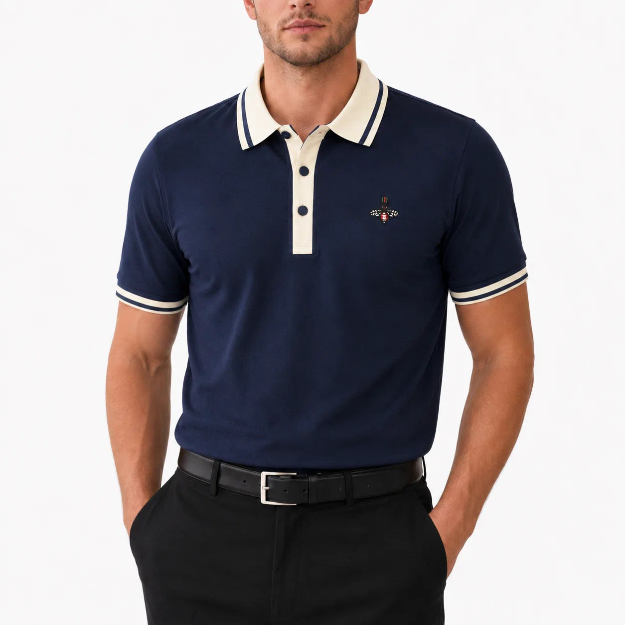 Signature Tipped-Trim Polo