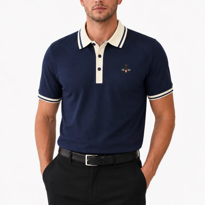 Signature Tipped-Trim Polo