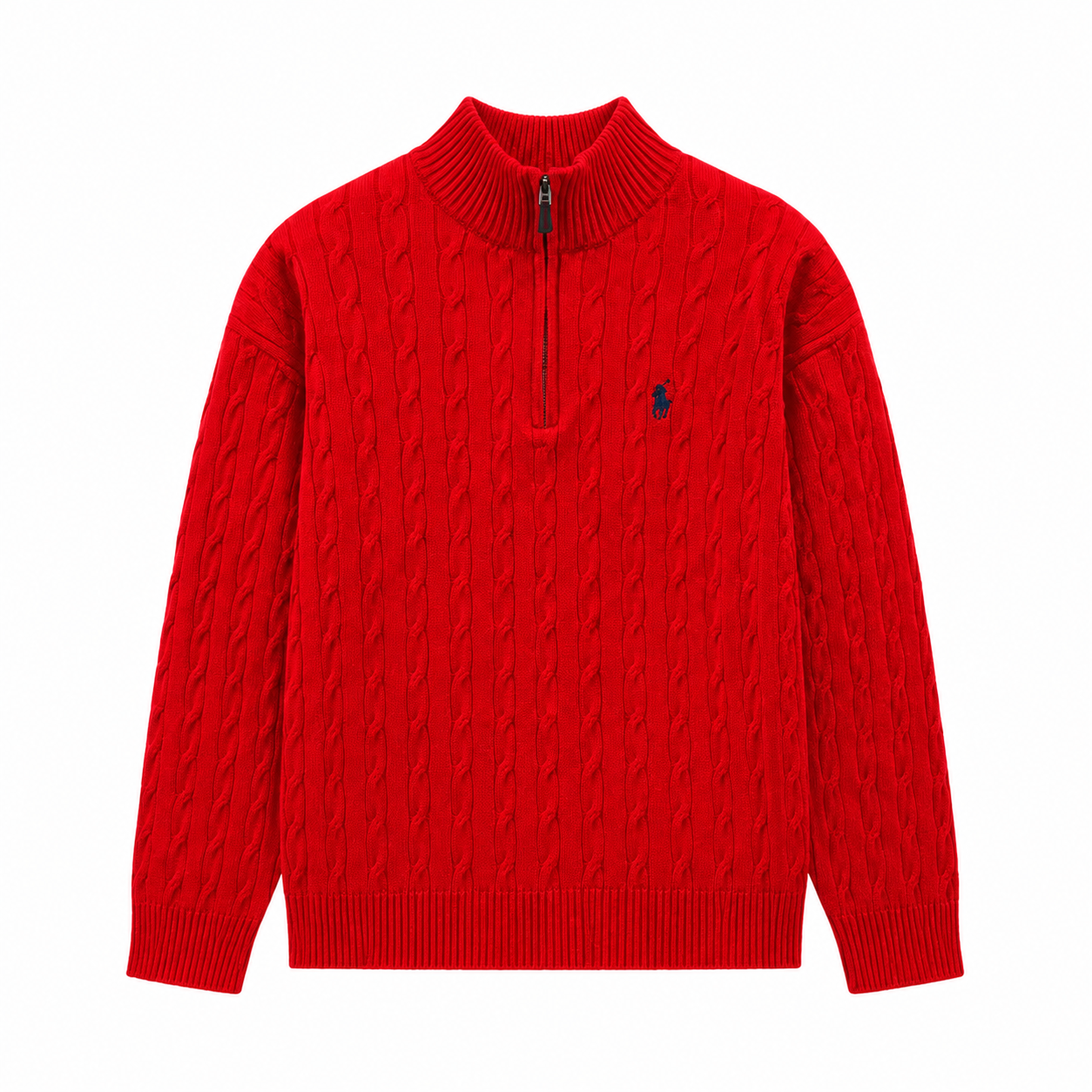 Long-sleeve polo shirt