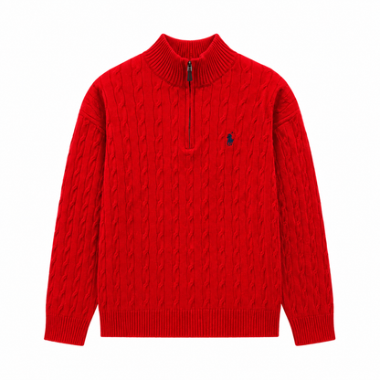 Long-sleeve polo shirt