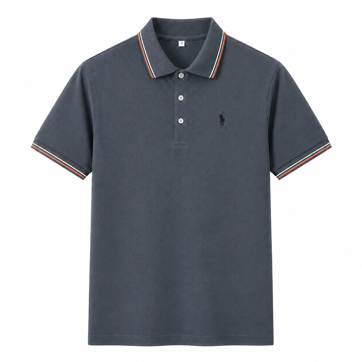 Contrast-Trim Polo Shirt