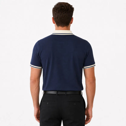 Signature Tipped-Trim Polo