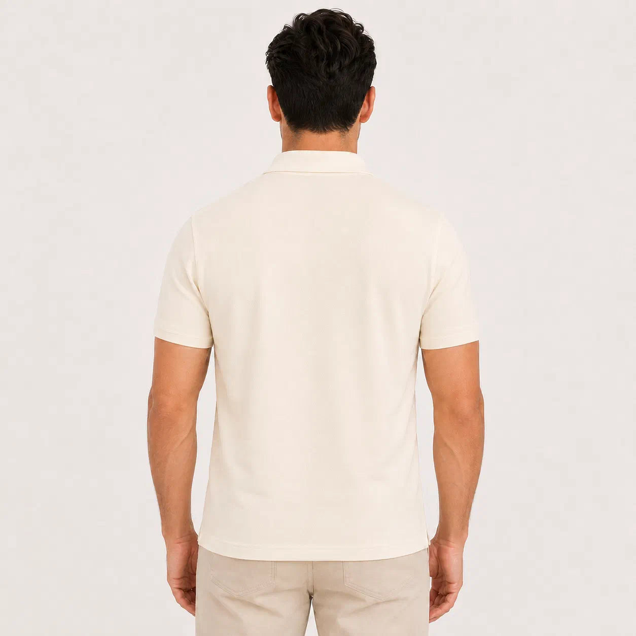 Modern Stripe Detail Polo