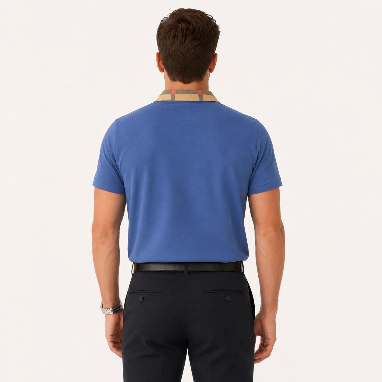 Monogram Collar Polo Shirt