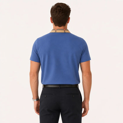 Monogram Collar Polo Shirt