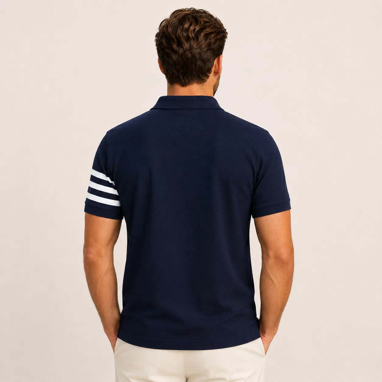 Signature Sleeve-Stripe Polo