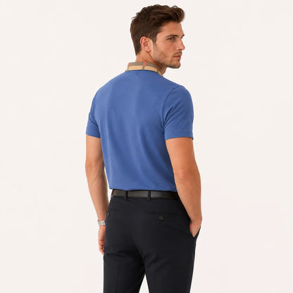 Monogram Collar Polo Shirt