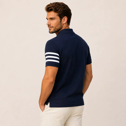Signature Sleeve-Stripe Polo