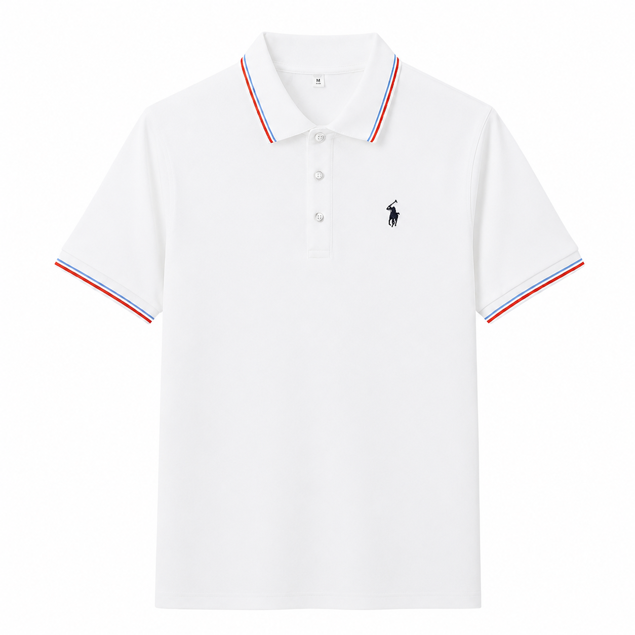 Contrast-Trim Polo Shirt
