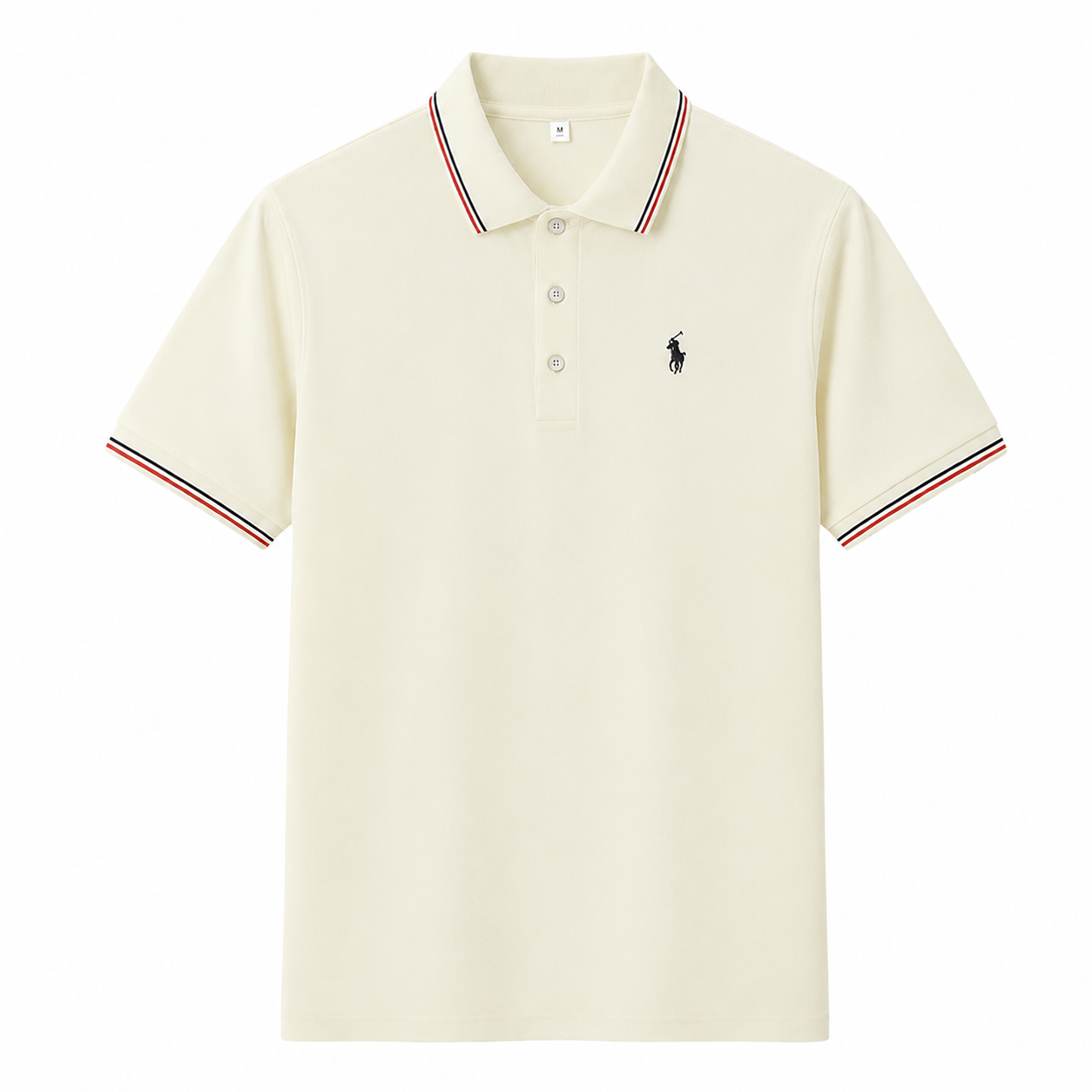 Contrast-Trim Polo Shirt