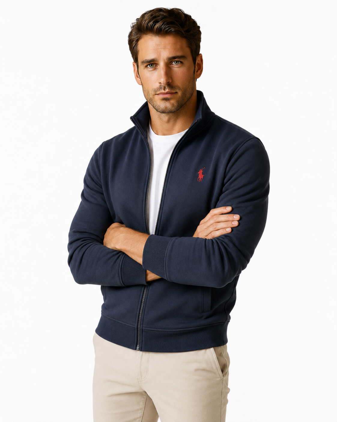 Zip Bomber Polo Jacket
