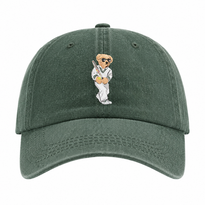 Tennis Bear Washed Cap
