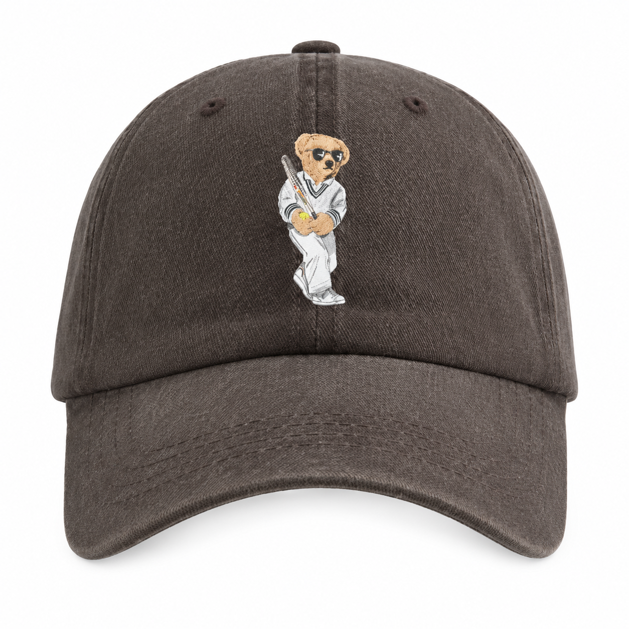 Tennis Bear Washed Cap