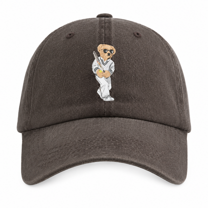 Tennis Bear Washed Cap