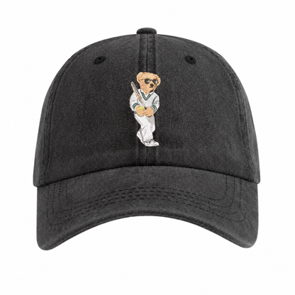 Tennis Bear Washed Cap