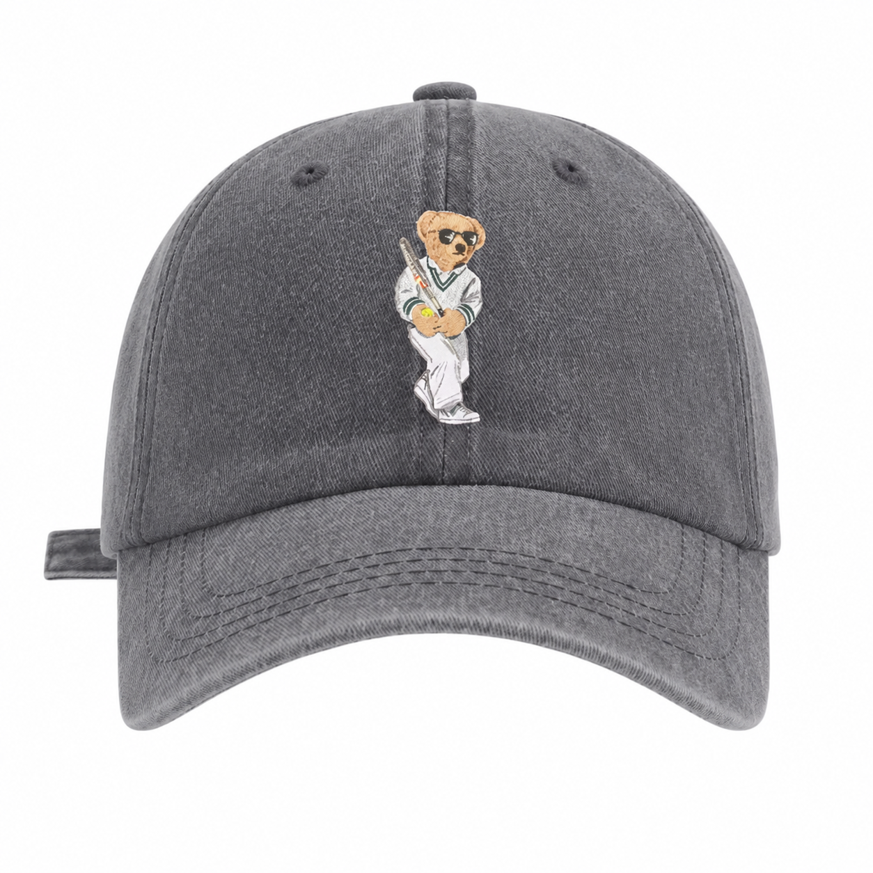 Tennis Bear Washed Cap