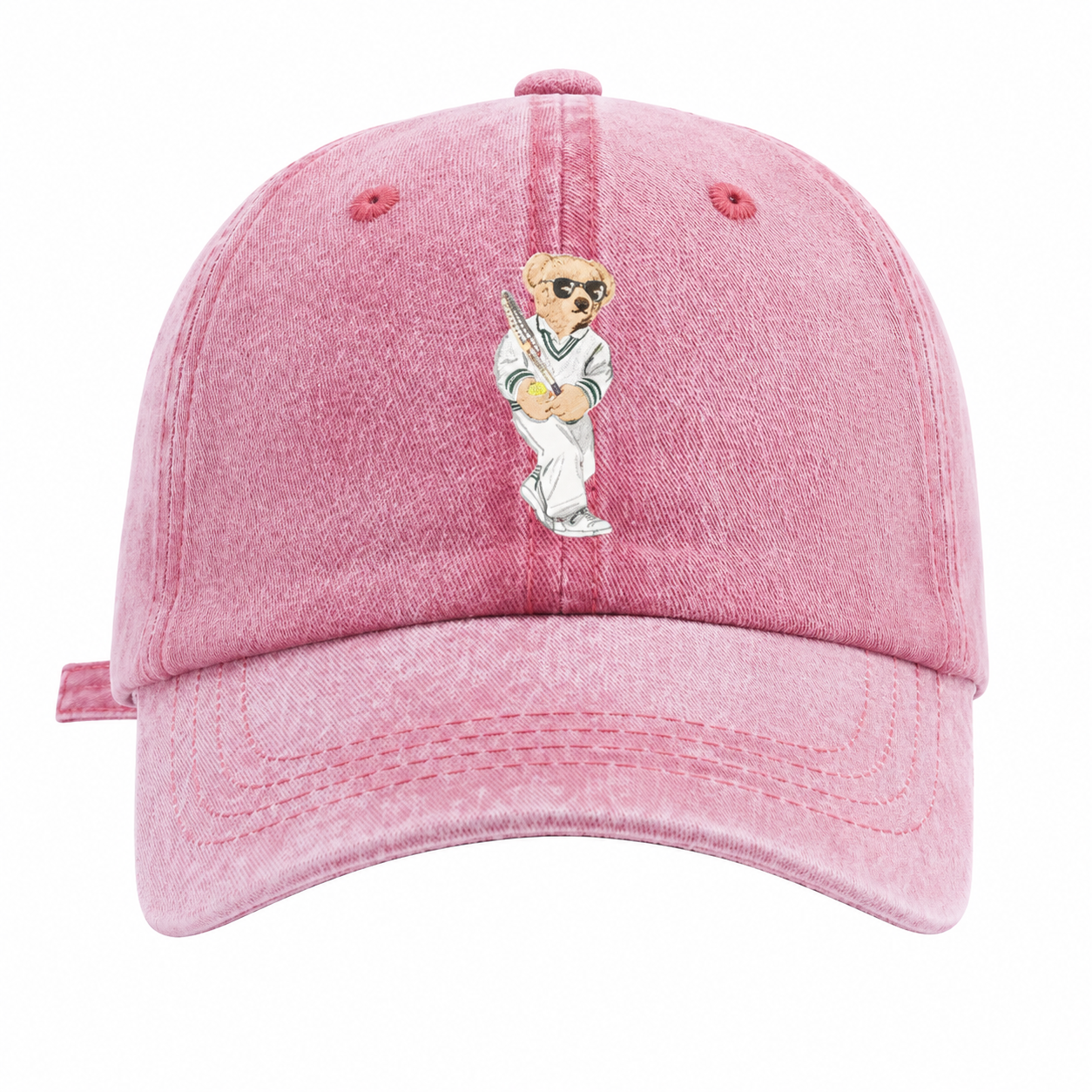 Tennis Bear Washed Cap