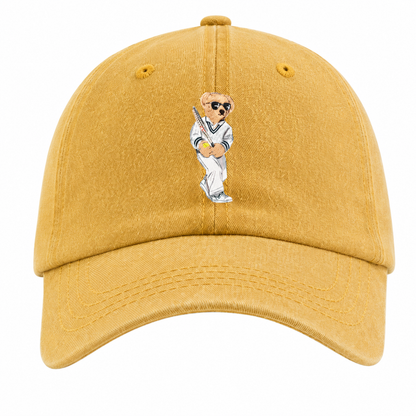 Tennis Bear Washed Cap