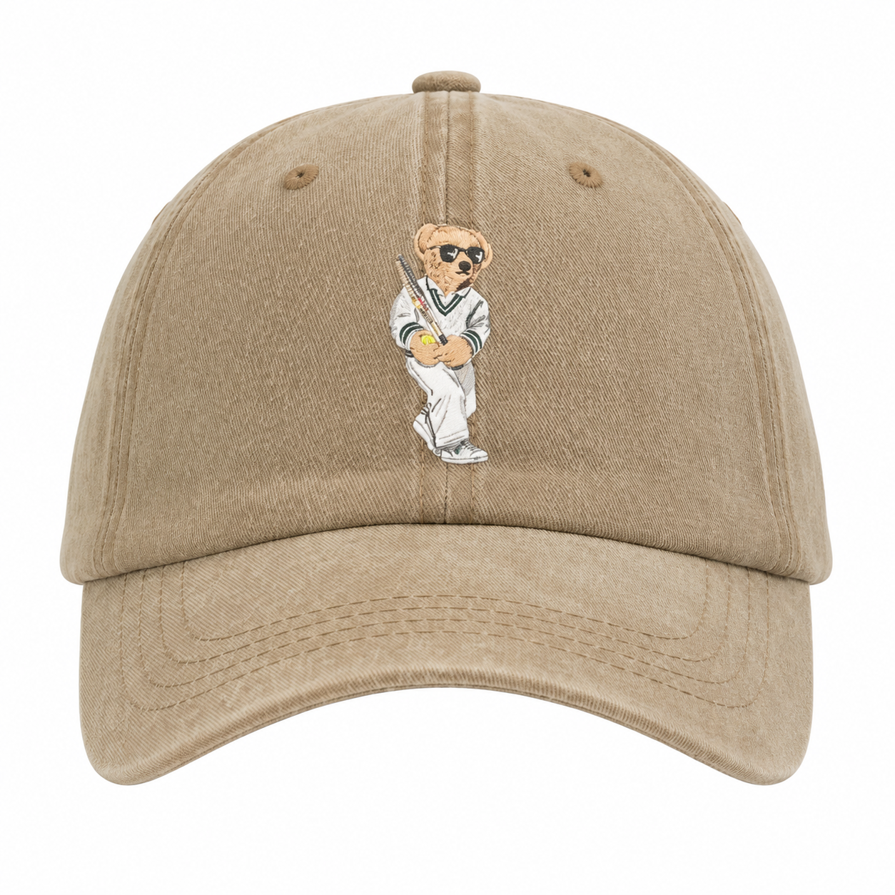 Tennis Bear Washed Cap
