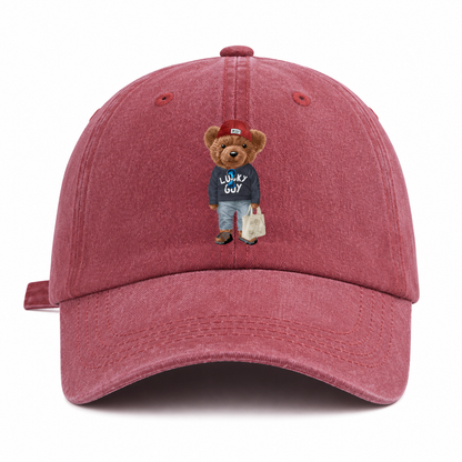 Lucky Bear Cotton Cap