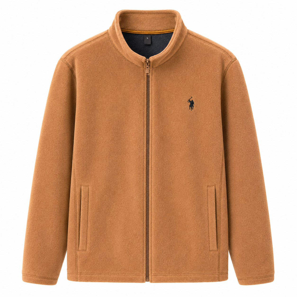 Stand-Collar Fleece Jacket