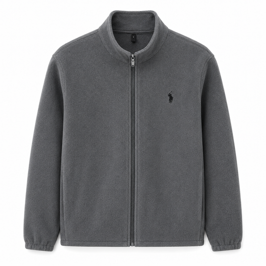 Stand-Collar Fleece Jacket