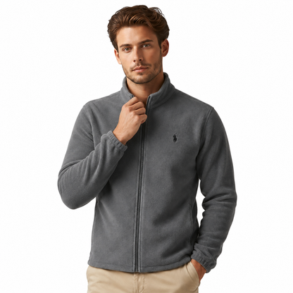 Stand-Collar Fleece Jacket